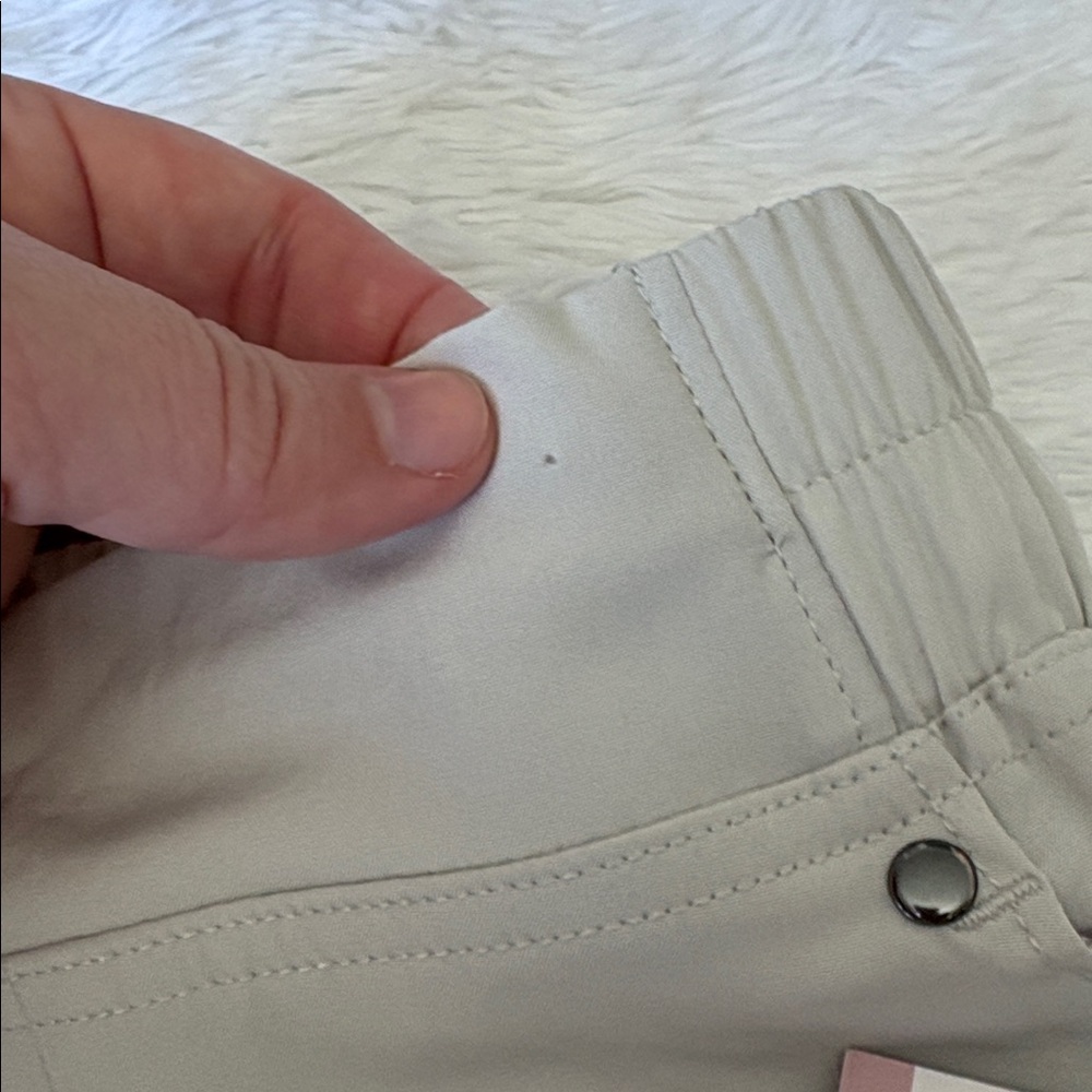 NWT Mondetta Tie Front Pull On Shorts In Oyster Mushroom Size XL - Picture 8 of 15